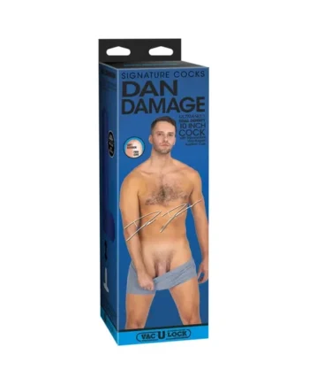 Signature Cocks Dan Damage 10 in. ULTRASKYN Vac-U-Lock Dildo