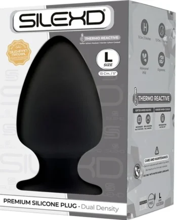 SILEXD - MODEL 1 ANAL PLUG PREMIUM SILEXPAN SILICONE PREMIUM THERMOREACTIVE SIZE L