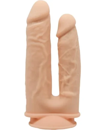 SILEXD - MODEL 1 REALISTIC PENIS DOUBLE PENETRATION VIBRATOR PREMIUM SILEXPAN SILICONE 17.5 / 19.5 CM