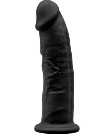 SILEXD - MODEL 2 REALISTIC PENIS PREMIUM SILEXPAN SILICONE BLACK 15 CM
