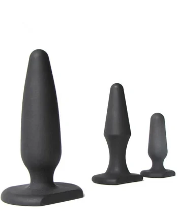 Silicone Anal Plug for Beginners (Pack of 3)