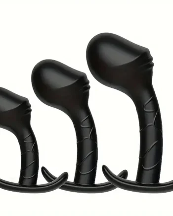 Silicone Anal Plug Set Beginner Anal Training Kit Unisex G-Spot Stimulator