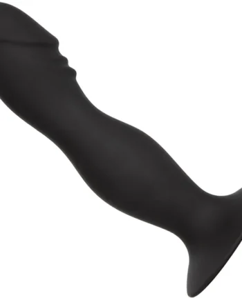 Silicone Anal Stud Probe by CalExotics - Black