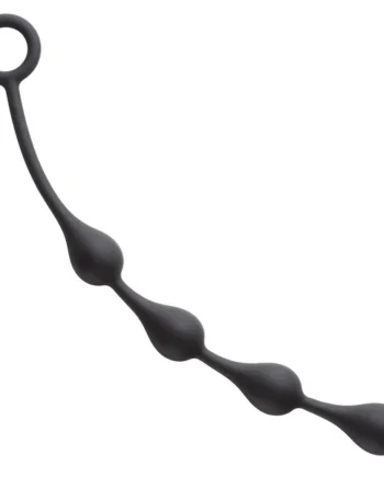 SILICONE ANAL TEARDROP SMALL BLACK