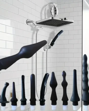 Silicone Enema Kit Non-Electric Colonial Irrigation Set Anal Care Washer