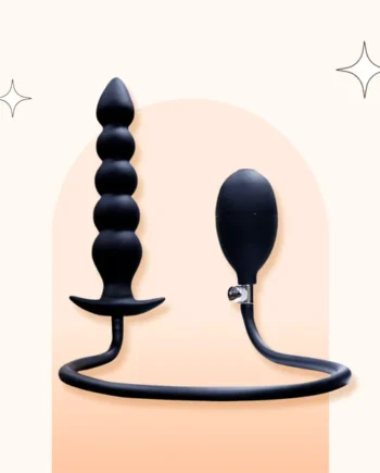 Silicone Inflatable Anal Plug Beads