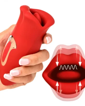 Silicone Mini Kissing & Vibrating Clitoral Stimulator