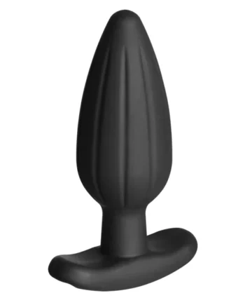 Silicone Noir Rocker Butt Plug - Large