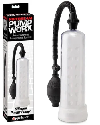 Silicone Penis Power Pump Clear Dick Pump by Pump Worx