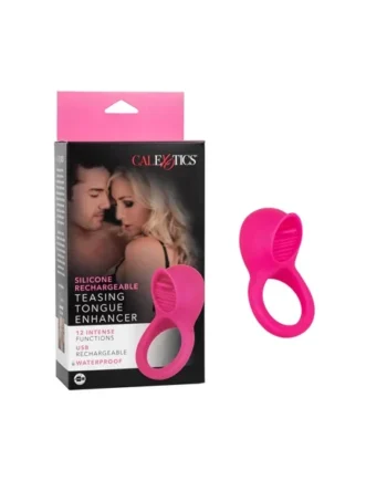 Silicone Rechargeable Teasing Tongue Enhancer