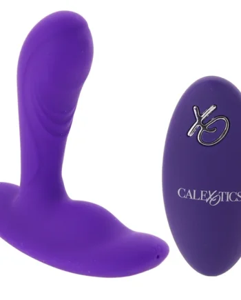 Silicone Remote PinPoint Pleaser P-Spot Vibe in Purple