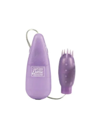 SILICONE SLIMS NUBBY BULLET PURPLE