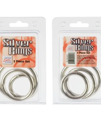 SILVER RING 3 PIECE SET