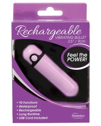 Simple & True Rechargeable Vibrating Bullet – Purple