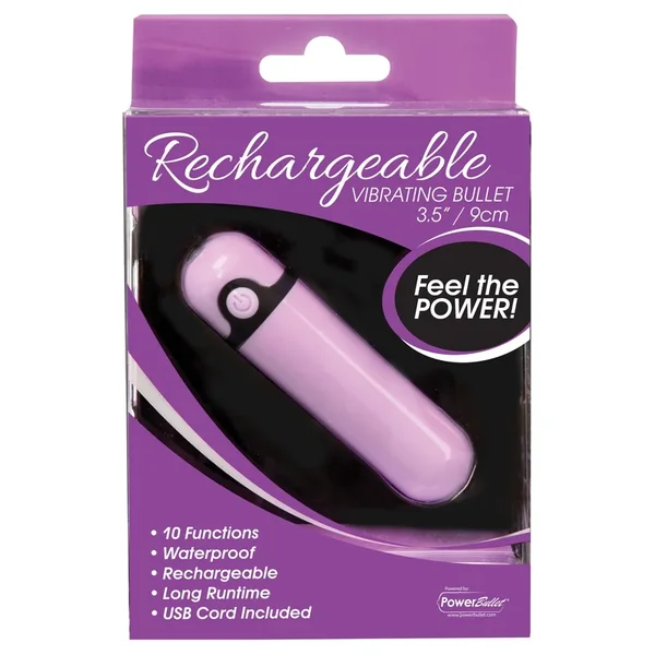 Simple & True Rechargeable Vibrating Bullet – Purple
