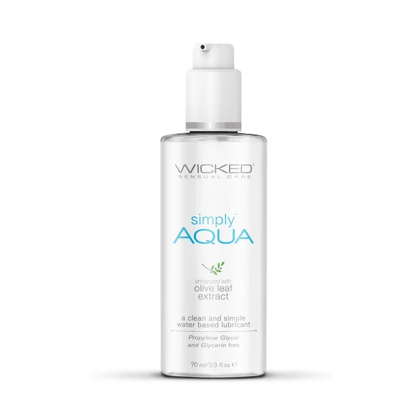 Simply Aqua Fragrance Free Lubricant - 2.3 Fl. Oz.