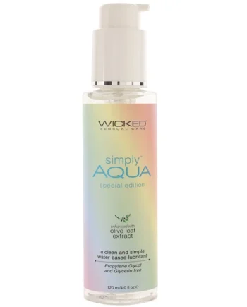 Simply Aqua Special Edition Lube 4oz/120ml