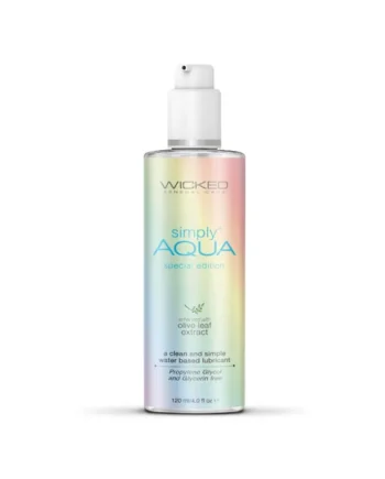 Simply Aqua Water Based Lubricant - 4 Fl. Oz. - Special Edition