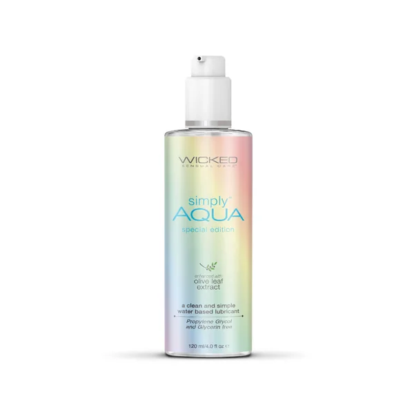 Simply Aqua Water Based Lubricant - 4 Fl. Oz. - Special Edition