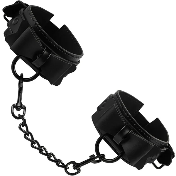 Sincerely Bow Tie Cuffs By Sportsheets - Black