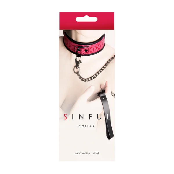 SINFUL 2IN COLLAR PINK