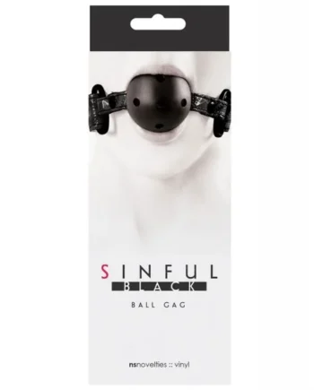 Sinful Ball Gag – Black