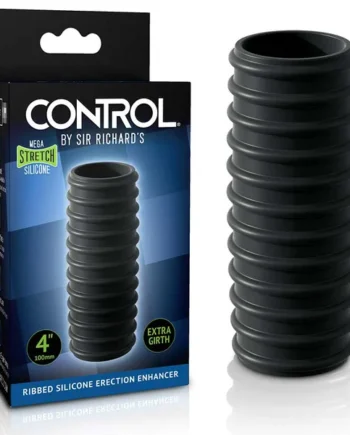 Sir Richard's Control Open Tip Ribbed Silicone Erection Enhancer
