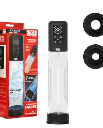 Size Matter Sucking Penis Pump Rechargeable Multi-Speed Waterproof Men Sex Toy