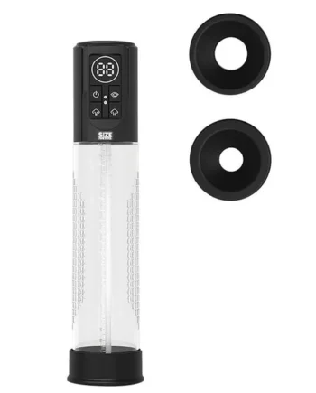Size Matters Automatic LCD USB Penis Pump, Clear