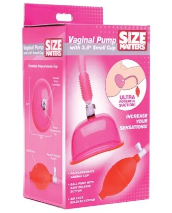 Size Matters Vaginal Pump With 3.8 Inch Small Cup