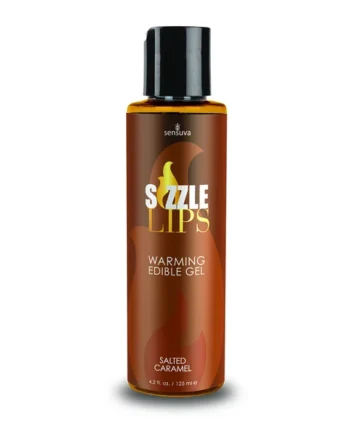 SIZZLE LIPS SALTED CARAMEL WARMING GEL 4.2 OZ