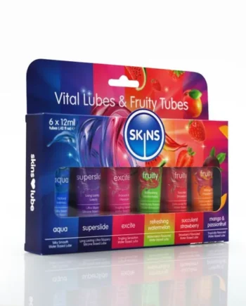 SKINS 12ML SAMPLER TUBES VITAL & FRUITY 6PK