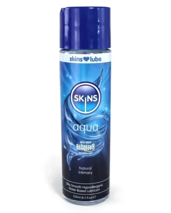 Skins – Aqua Water Based Lubricant | 8.5 floz (250ml)