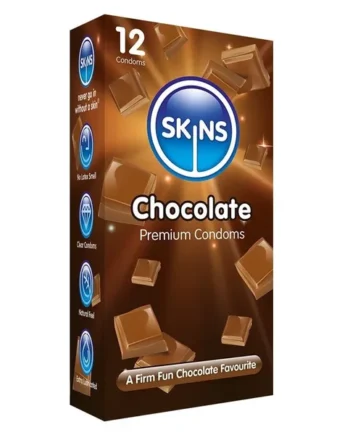 Skins Condoms Chocolate 12 Pack International 1