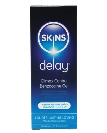 Skins Natural Delay Climax Control Benzocaine Gel - 0.5oz