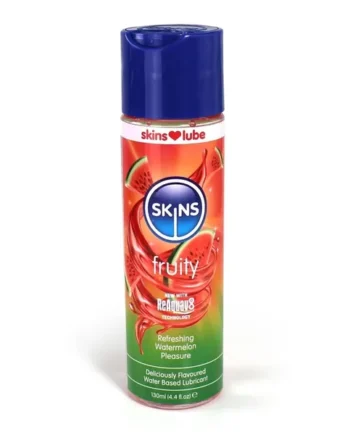 Skins Watermelon Water Based Lubricant 4.4 fl oz (130ml)