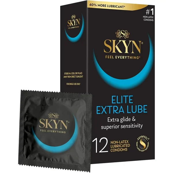 SKYN® Elite Extra Lube Non-Latex Condoms