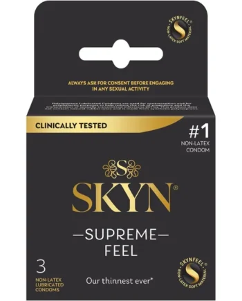 Skyn Supreme Feel 3 Count Condoms