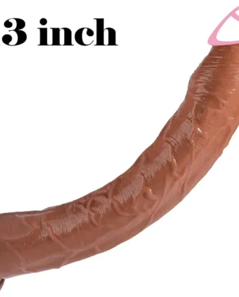 Slim Dildo 13 Inch Dildo Skinny Dildo with Suction Cup