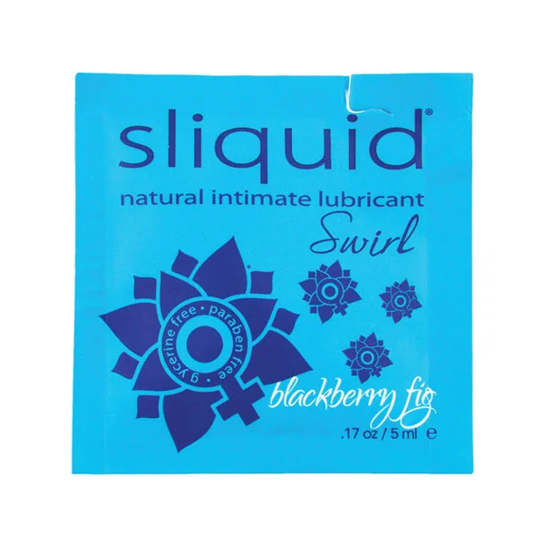 Sliquid Naturals Swirl Lubricant Pillow - .17 Oz