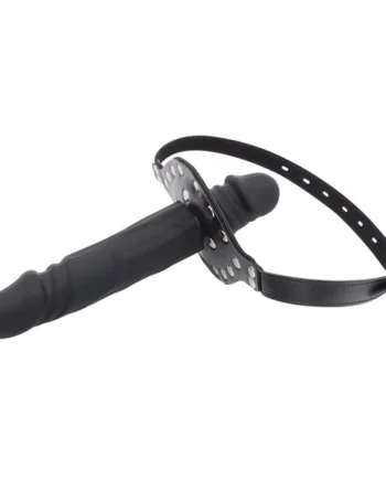 SM Double Head Dildo Mouth Plug Deep Throat Sex Toys