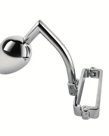 SM Metal Butt Plug Adult Sex Toy For Male Use With Cock Ring For Use