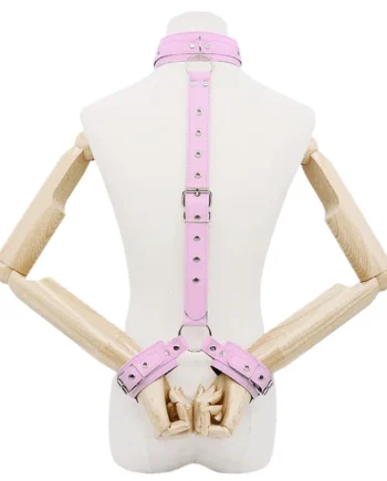Sm Props Bondage Training Sex Toys Leather Handcuffs Collar