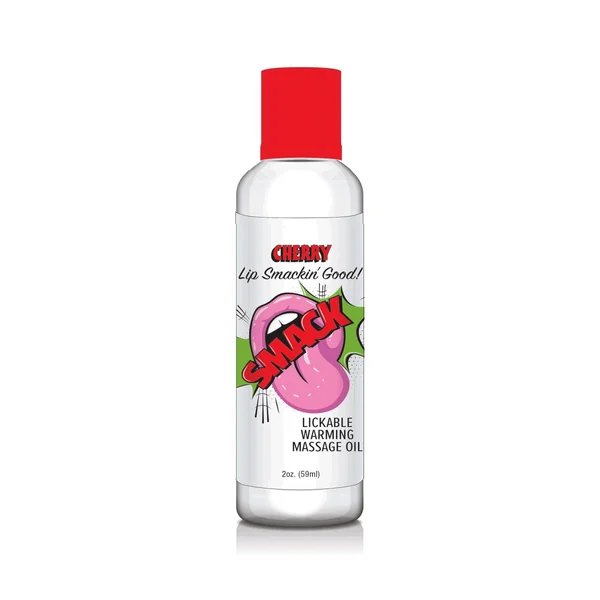 SMACK CHERRY 2 OZ WARMING MASSAGE OIL