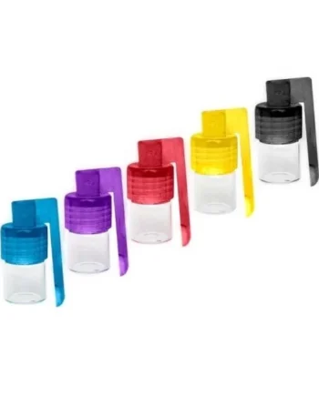 Small Glass Vial W/ Spoon