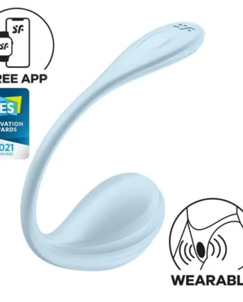 Smooth Petal Panty Vibrator with APP Blue