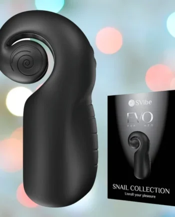Snail Vibe Evo Rechargeable Male Masturbator (Black)