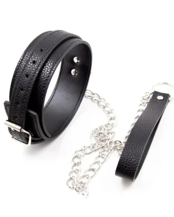 Snake Pattern Collar with Leash