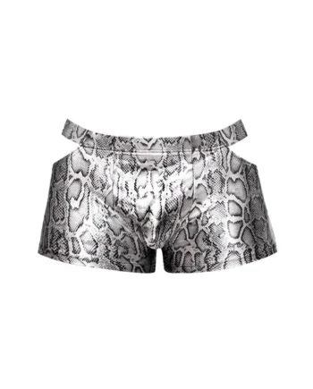 s'naked Pouch Short - Small - Silver/black