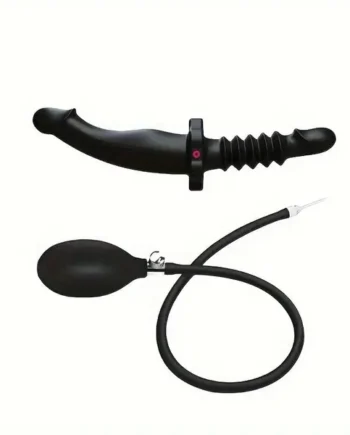 Soft Silicone Double Head Inflatable Anal Plug Expandable Dilator